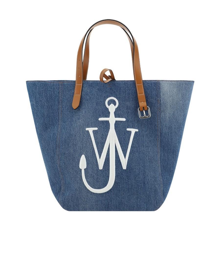 JW ANDERSON Tote Shoulder Bag In Denim Product Image