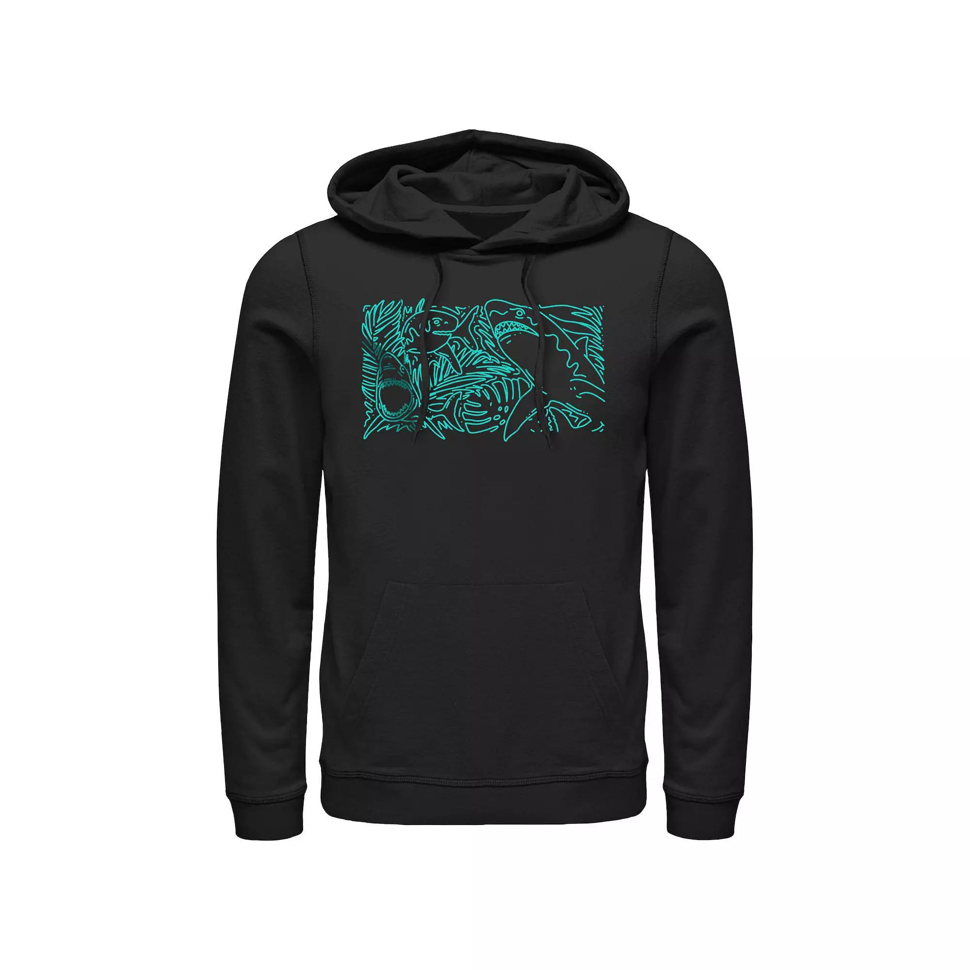 Men's Pride Flag Brush Strokes Graphic Hoodie,  Product Image