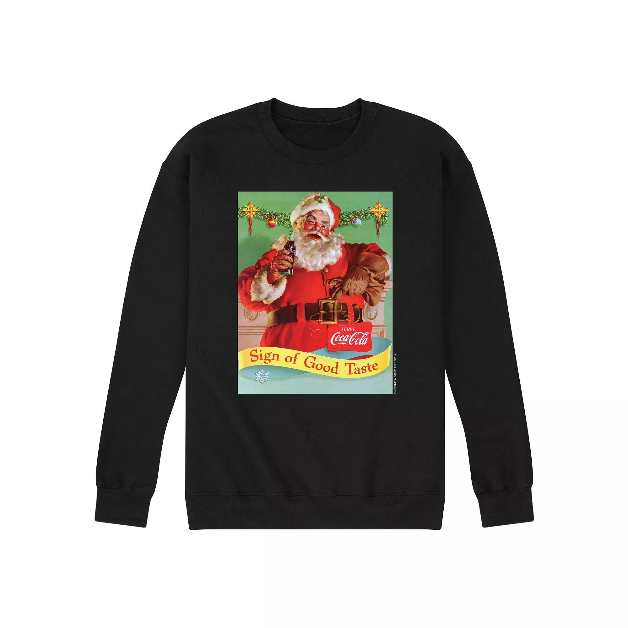 Men's CocaCola Sip Of Good Taste Sweatshirt,  Product Image