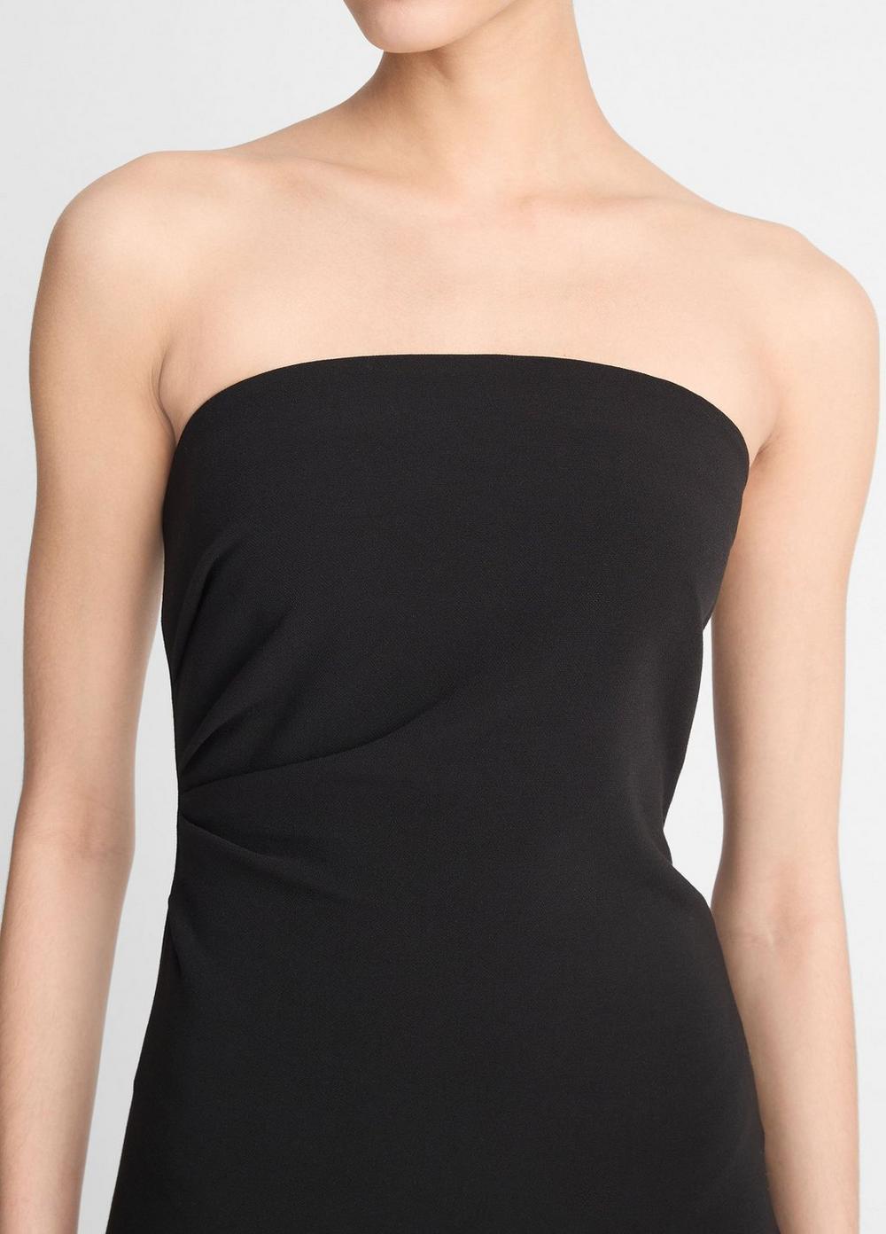 Strapless Draped Dress Product Image