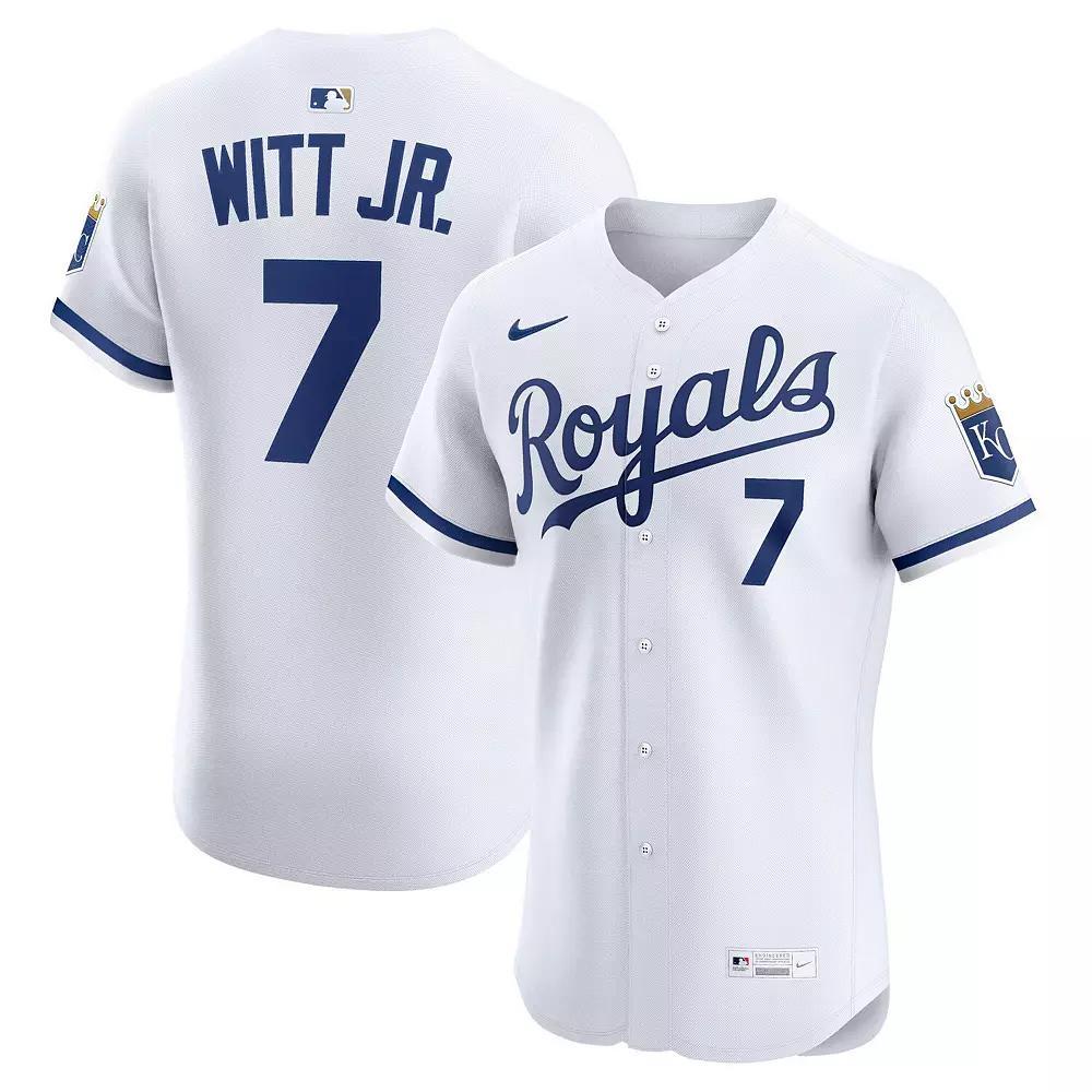 Men's Nike Bobby Witt Jr. White Kansas City Royals Home Elite Player Jersey,  Product Image