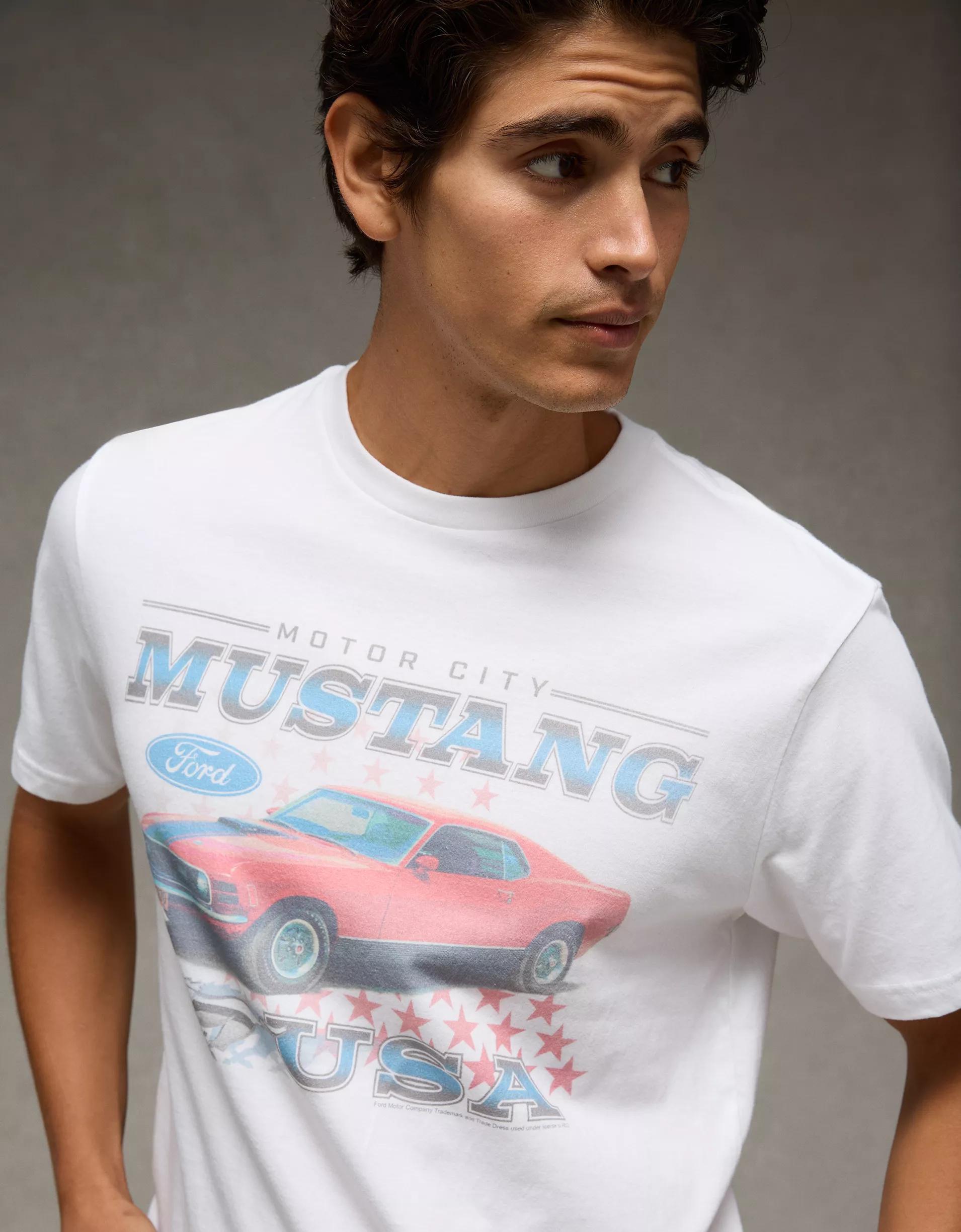 AE Boxy Mustang Graphic T-Shirt Product Image