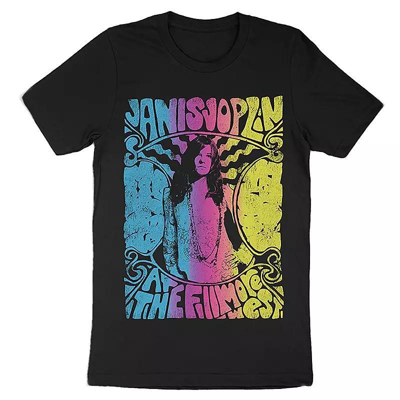 Men's Janis Jopplin At The Filmore Tee, Size: XL, Black Product Image