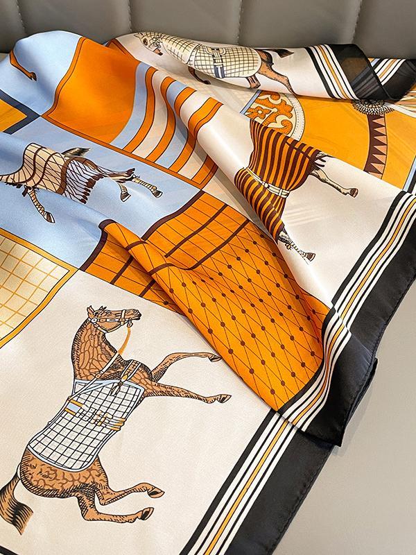 Square Animal Printed Scarfs&Hats Product Image