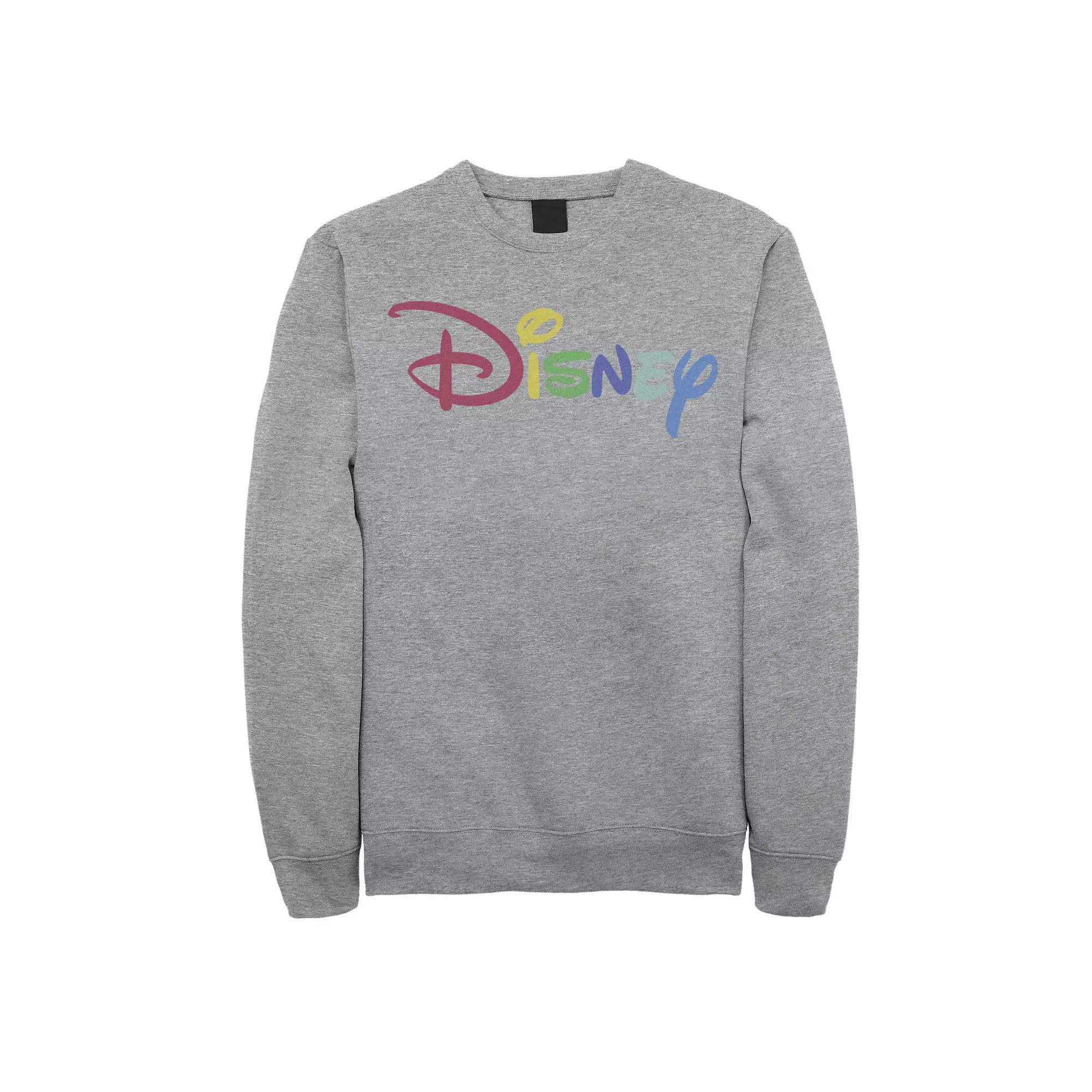 Disney's Men's Disney Rainbow Logo Sweatshirt,  Product Image