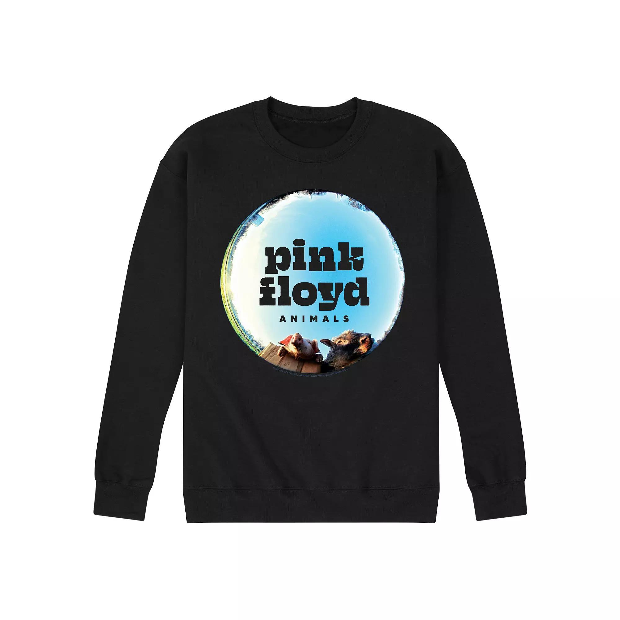 Men's Pink Floyd Fish Eye Animal Sweatshirt, Size: Large, Black Product Image