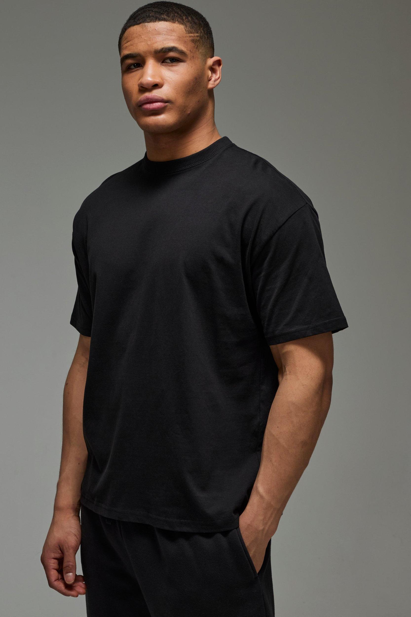 Man Active Running Club Oversized T-shirt | boohooMAN USA Product Image