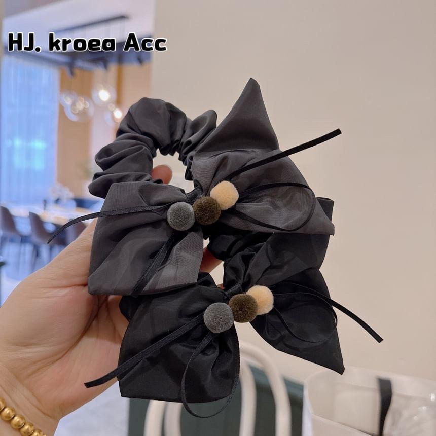 Bow Fabric Hair Tie Product Image