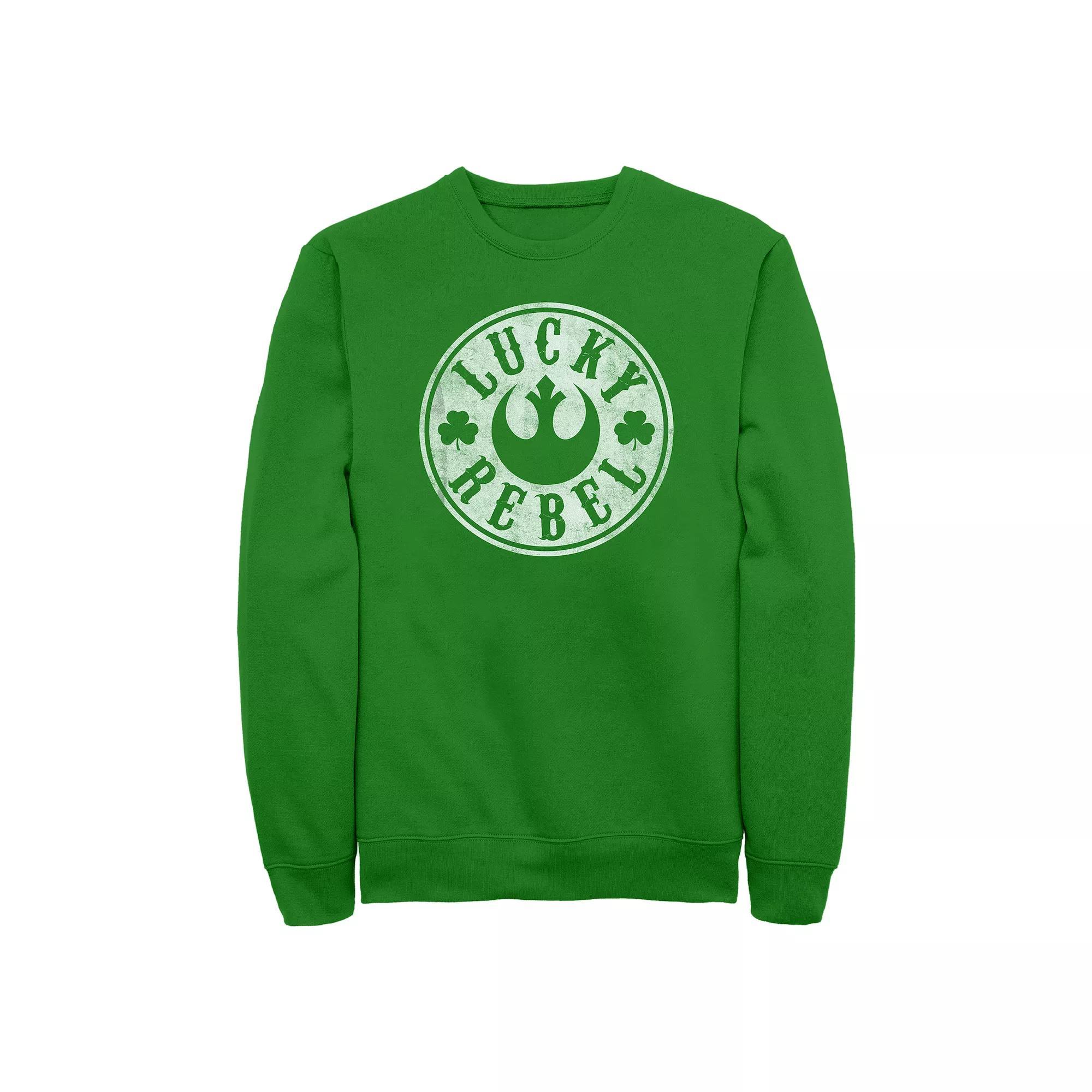 Men's Star Wars Lucky Rebel Graphic Fleece, Size: XL, Kelly Product Image