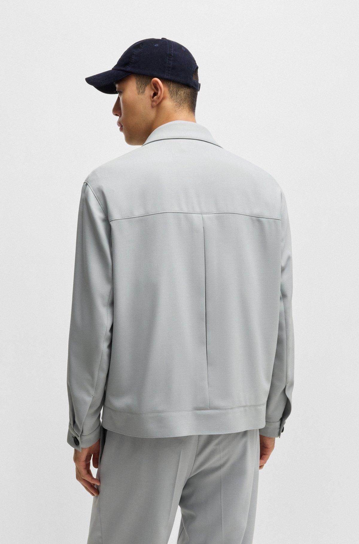 Modern-fit jacket in stretch twill Product Image