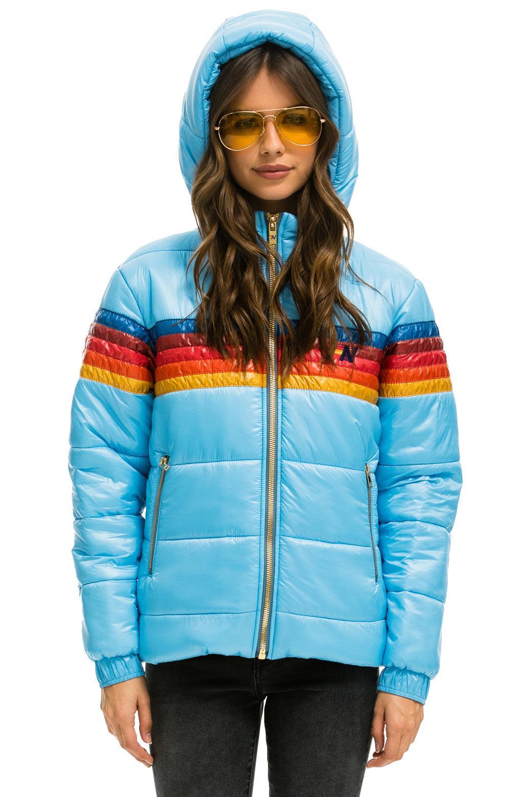 5 STRIPE TREKKER JACKET - GLOSSY SKY Female Product Image