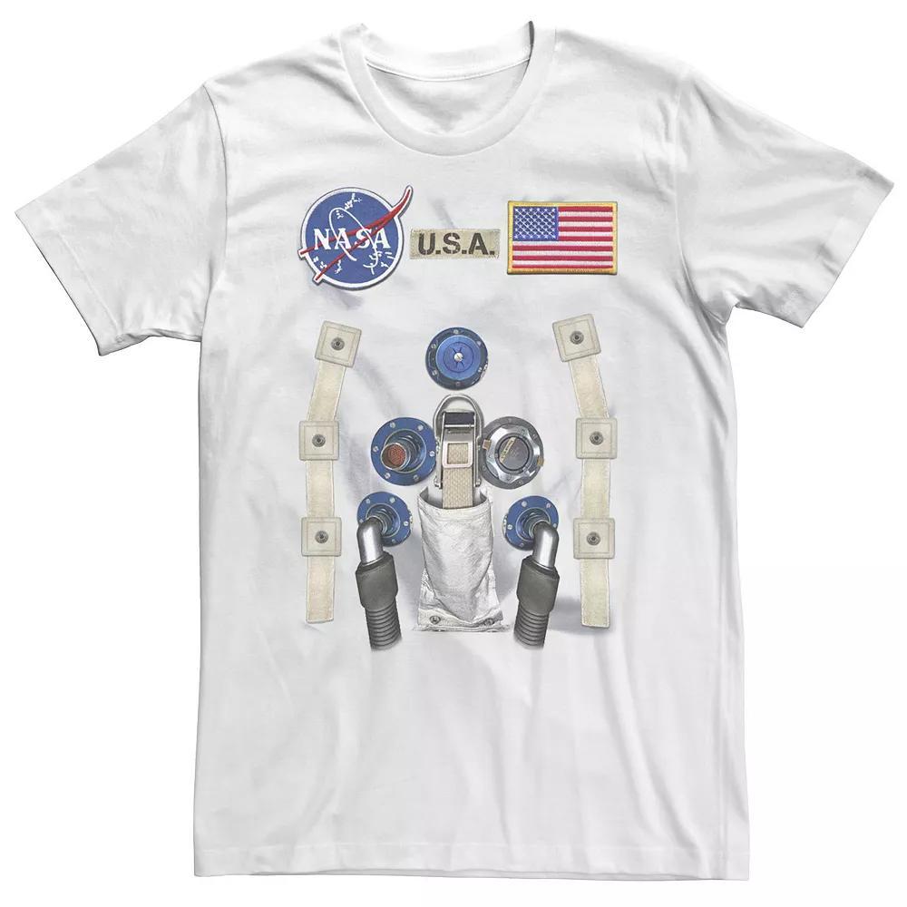 Big & Tall NASA U.S.A. Astronaut Suit Costume Tee, Men's, Size: Large Tall, White Product Image