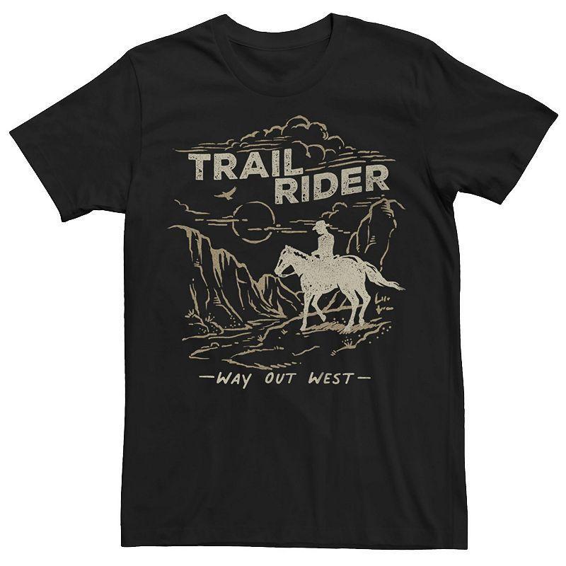 Men's Trail Rider Way Out West Graphic Tee, Size: Medium, Black Product Image