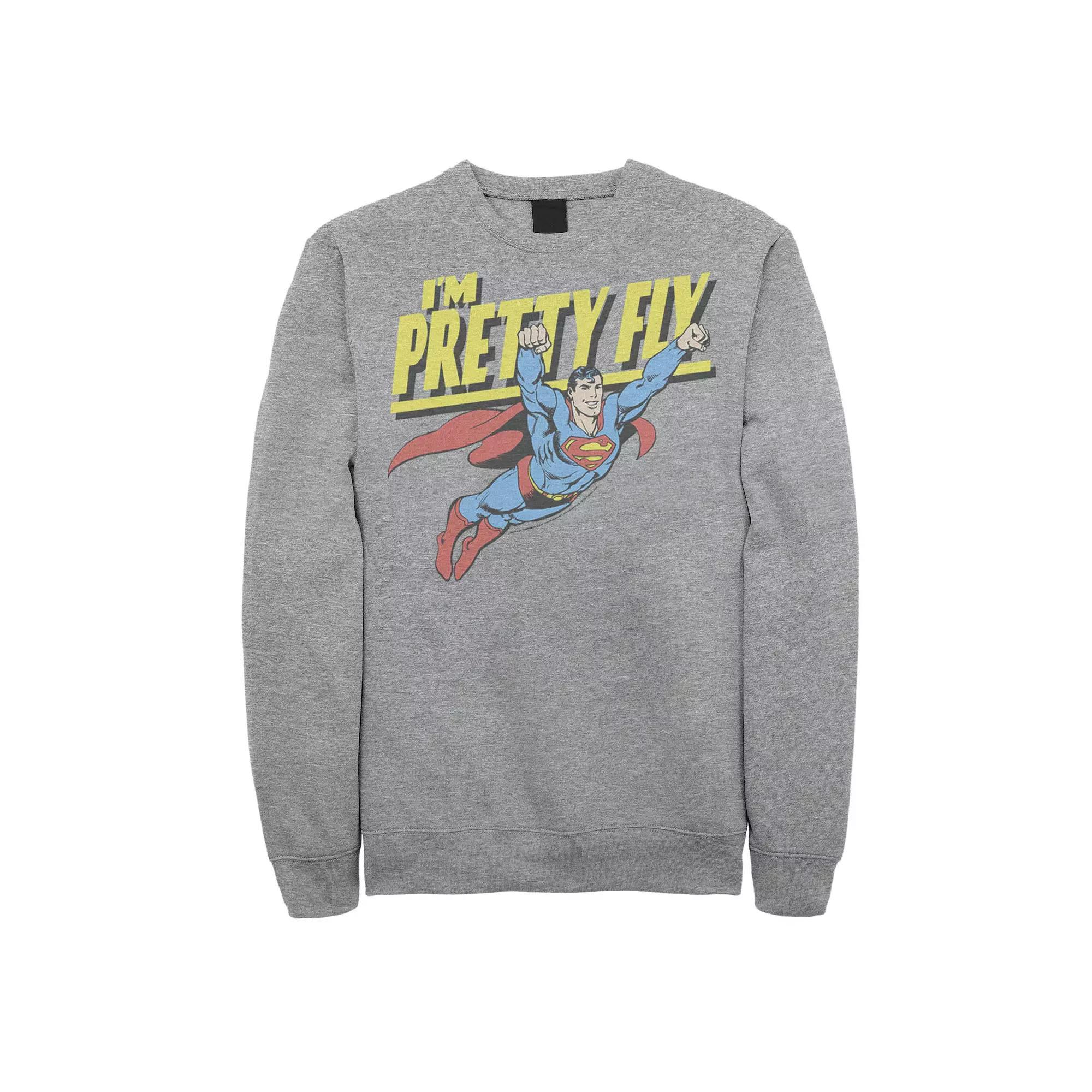 Men's DC Comics Superman Pretty Fly Retro Sweatshirt,  Product Image