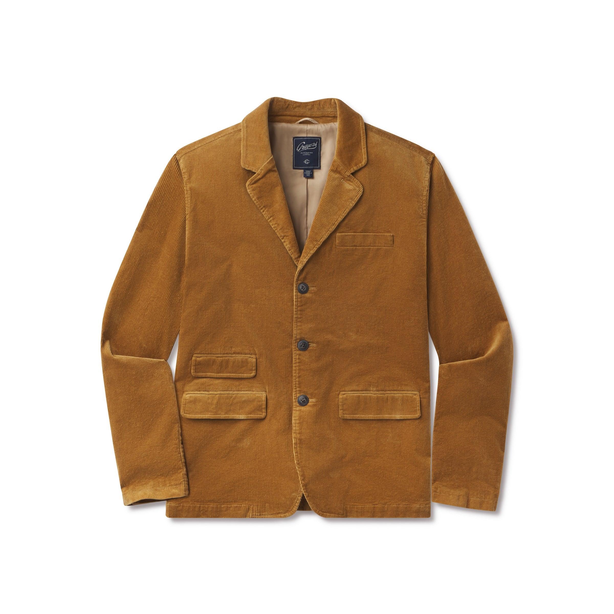 Fleming's English Corduroy Blazer - Saddle Product Image