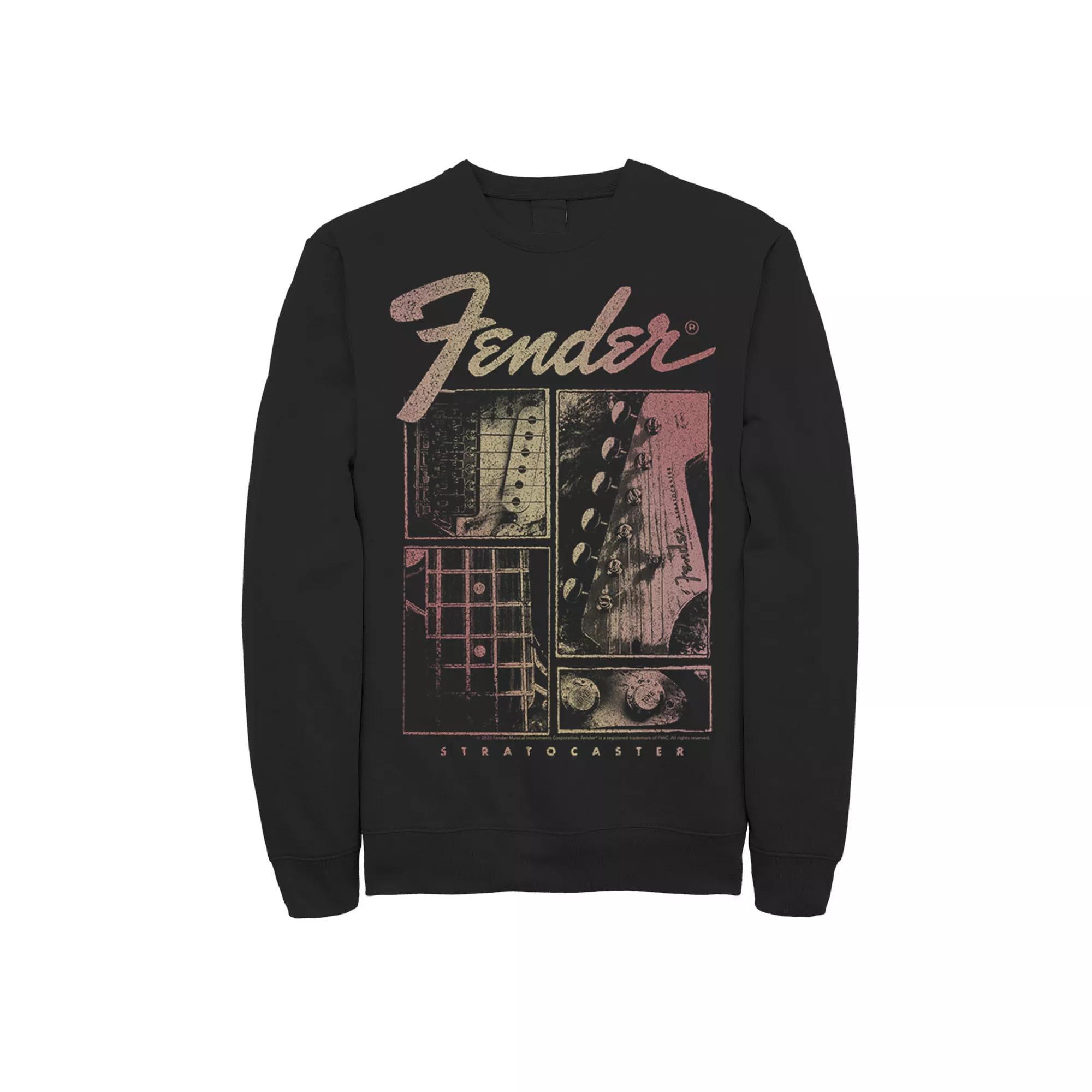 Men's Fender Stratocaster Panels Sweatshirt,  Product Image