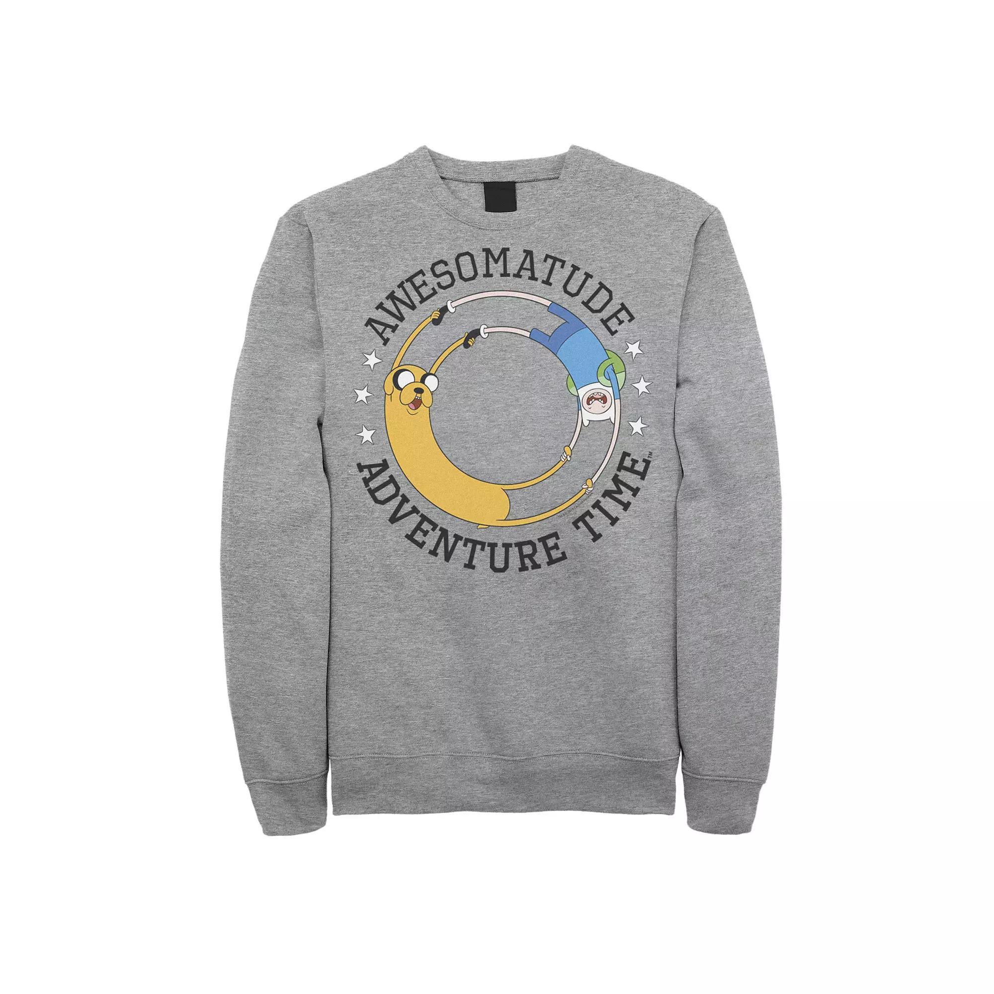 Men's Cartoon Network Adventure Time Jake The Dog Land Of Ooo Sweatshirt,  Product Image