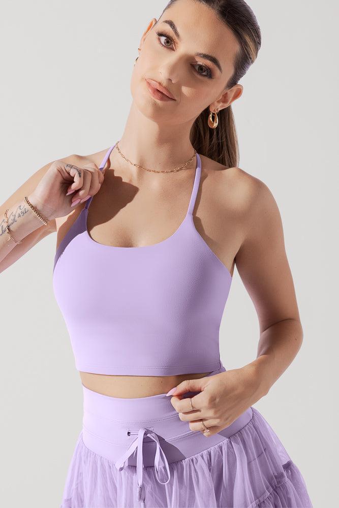 Flexy Crop Top - Digital Lavender Product Image