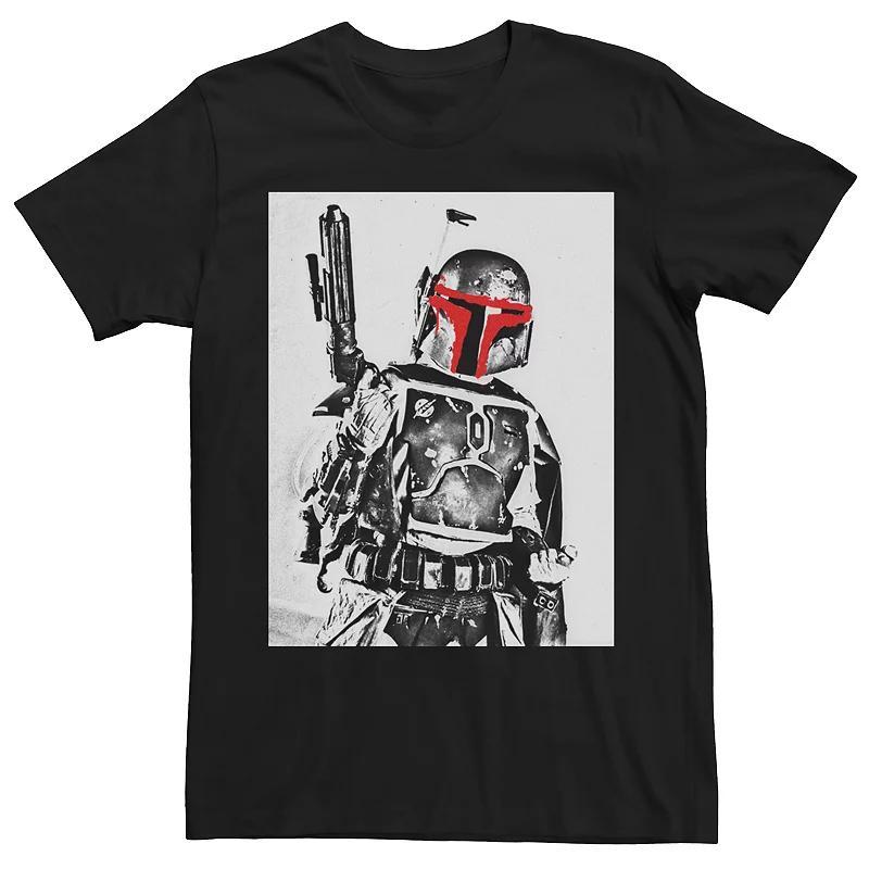 Men's Star Wars Boba Fett Sketch Short Sleeve Tee, Size: Small, Black Product Image