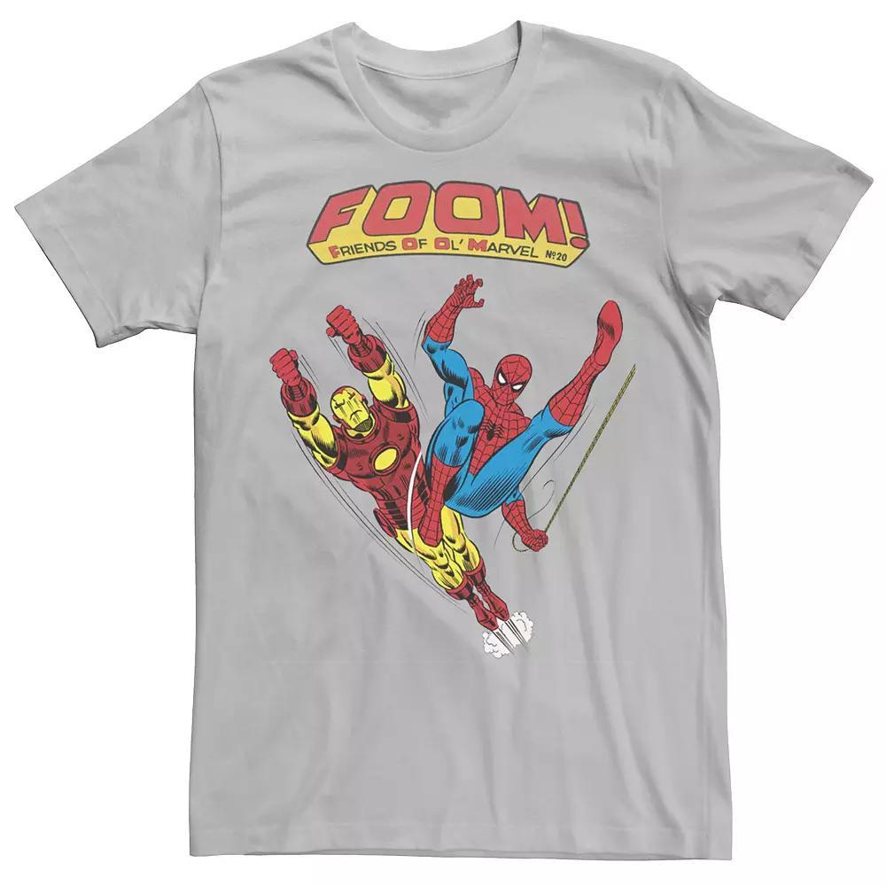 Men's Marvel FOOM Iron Man & Spider-Man Action Pose Tee,  Product Image