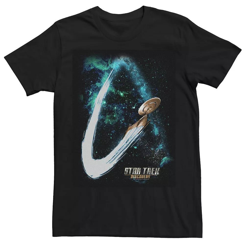 Men's Star Trek Discovery Delta Trail Galaxy Tee,  Product Image