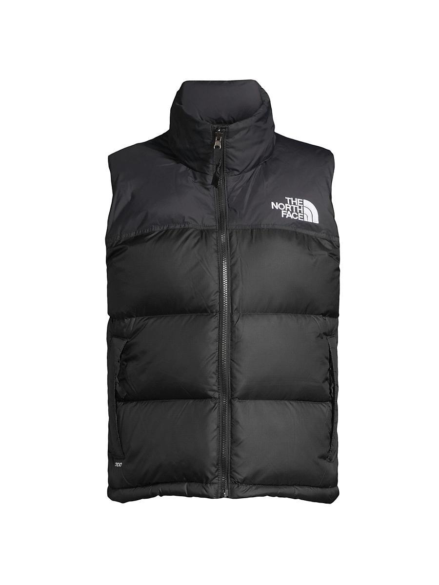 Womens Retro Nuptse Logo Down Vest Product Image