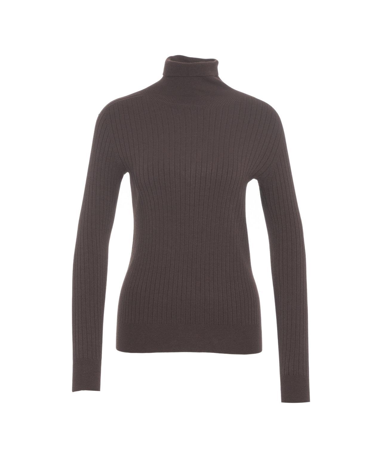 Turtleneck knit sweater Product Image
