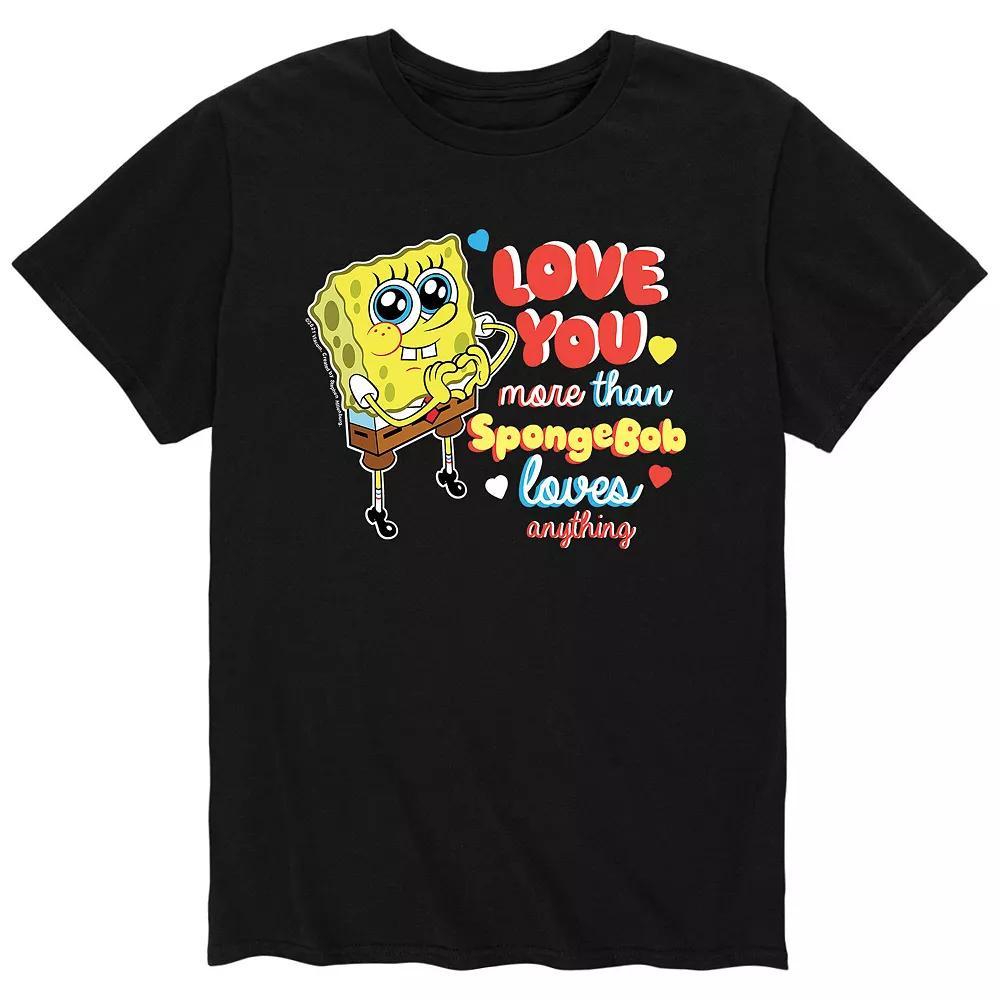 Men's SpongeBob SquarePants Heart Glasses Tee,  Product Image