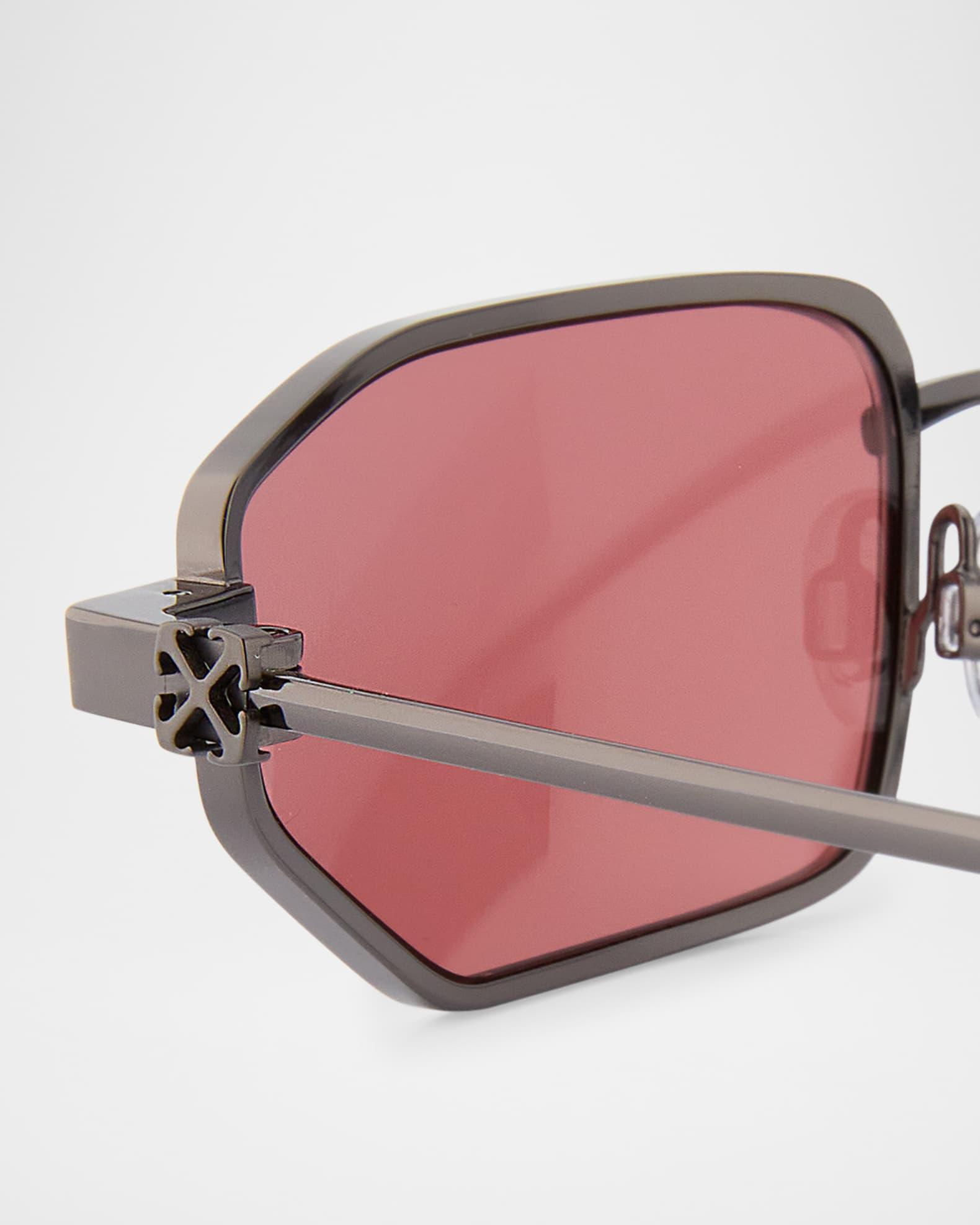 Men's Loa Metal Rectangle Sunglasses Product Image