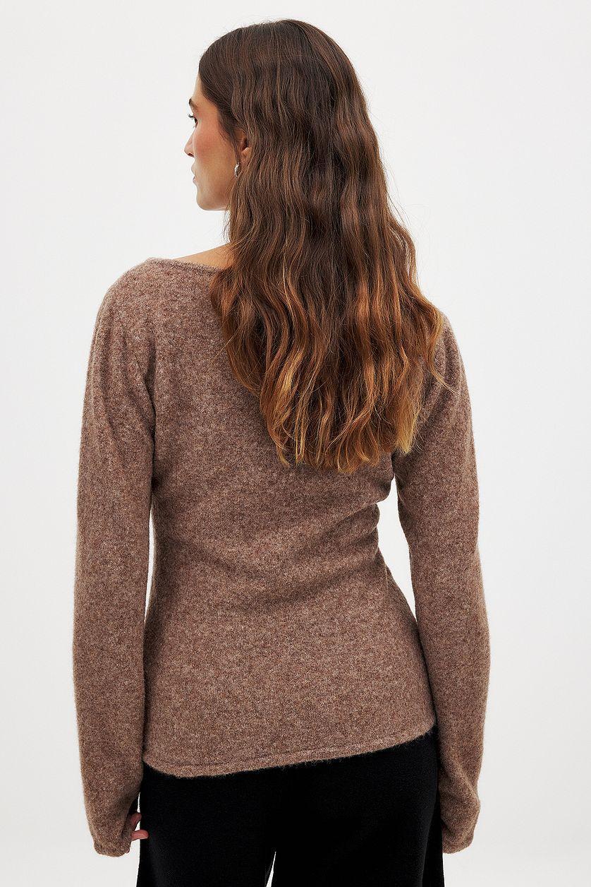 Wool Blend Knitted Top Product Image