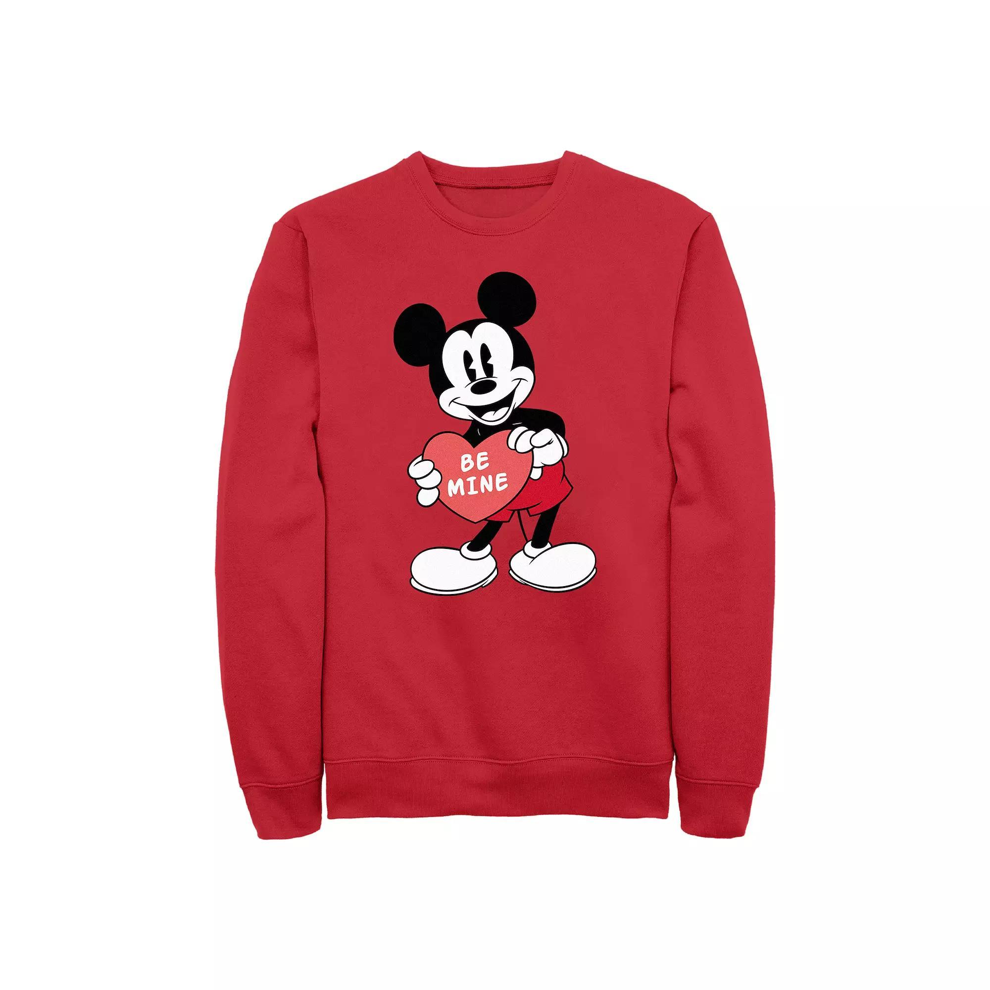 Disney's Mickey Mouse Be Mine Card Men's Graphic Fleece,  Product Image