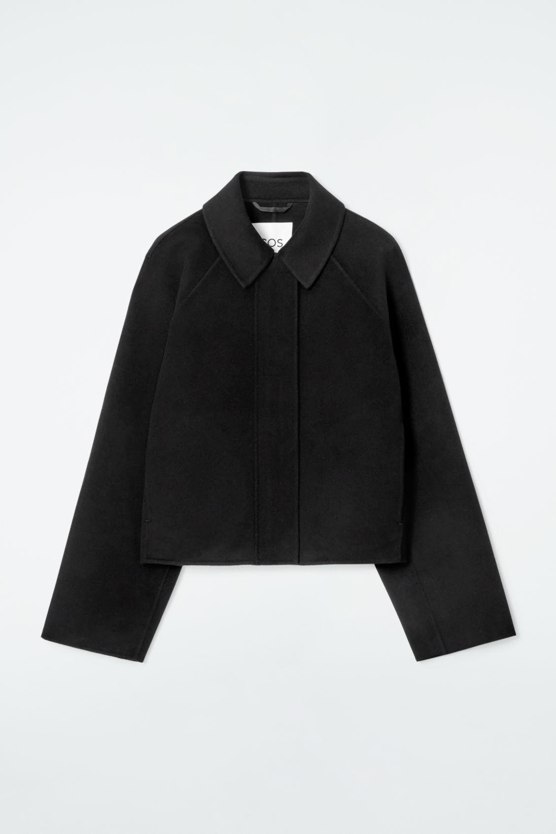 SHORT DOUBLE-FACED WOOL JACKET Product Image