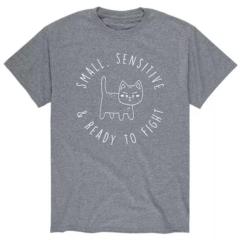 Men's Small Sensative And Ready Tee, Size: Medium, Gray Product Image