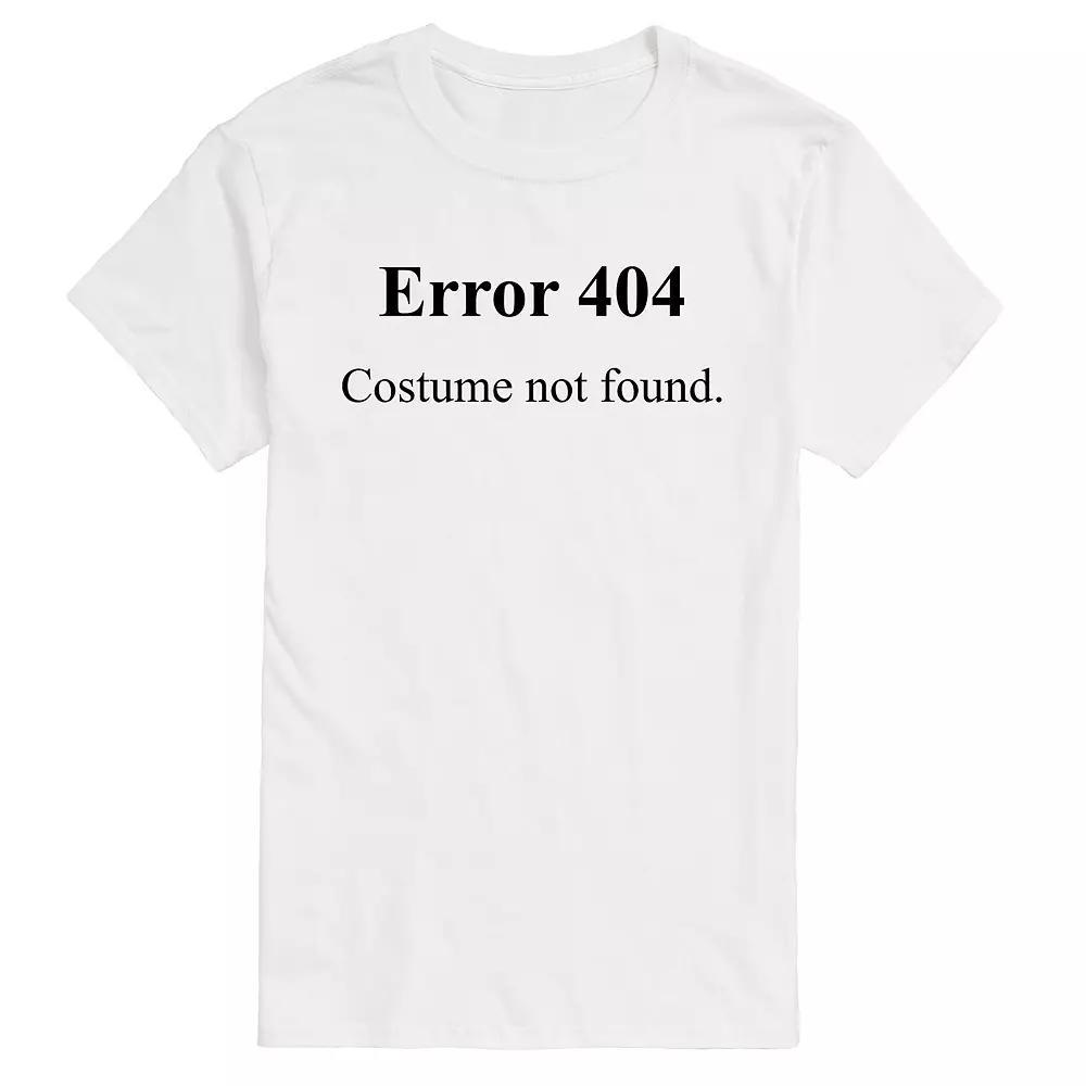 Big & Tall Error 404 Tee, Men's,  Product Image