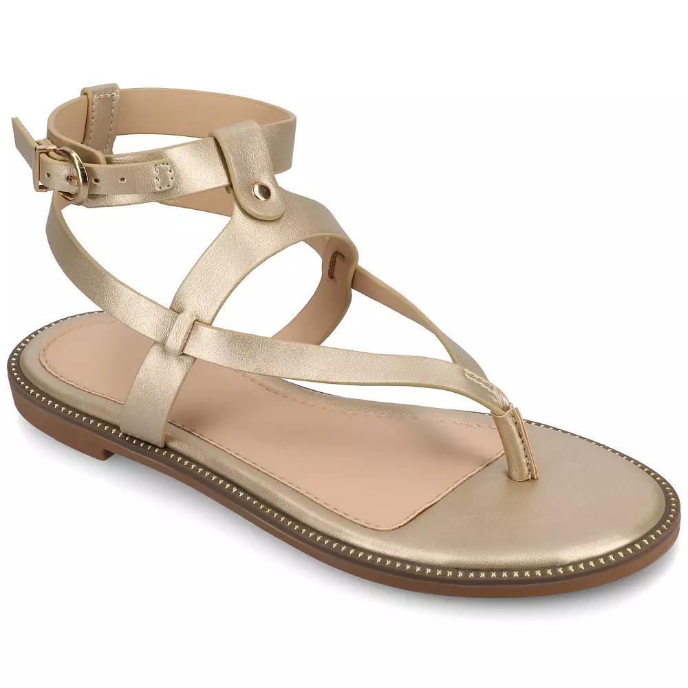 Journee Tangie Womens Sandals Beige Product Image