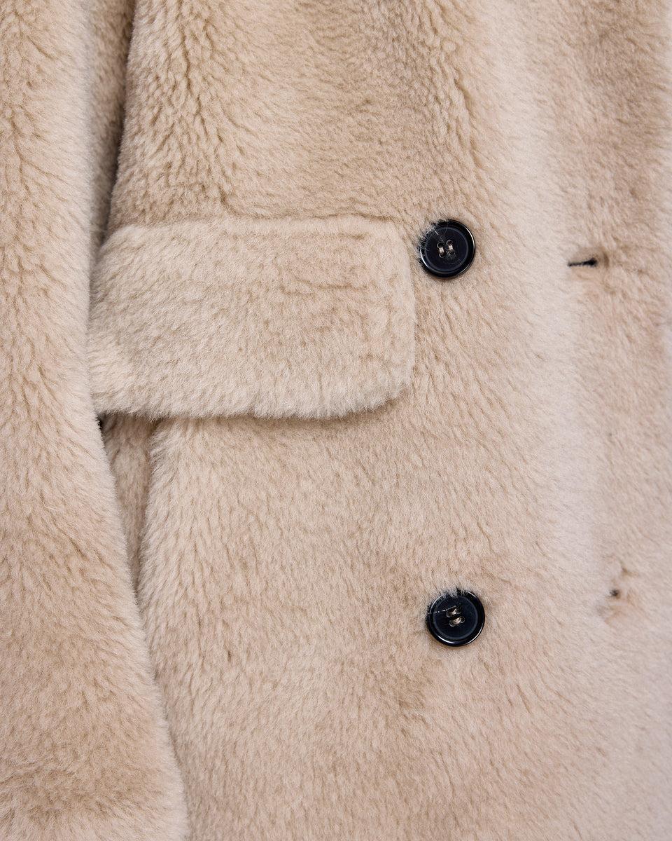 Lamb's Wool Pea Coat-Maximilian Product Image