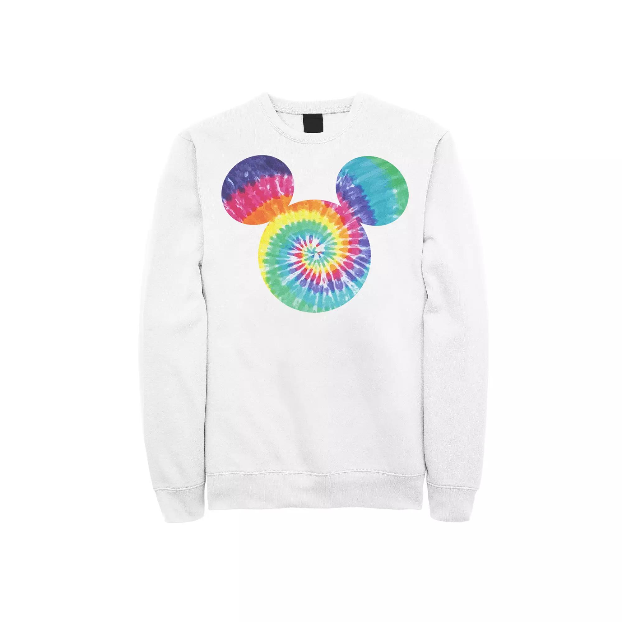 Disney's Mickey & Friends Mickey Mouse Men's Tie Dye Fill Sweatshirt,  Product Image