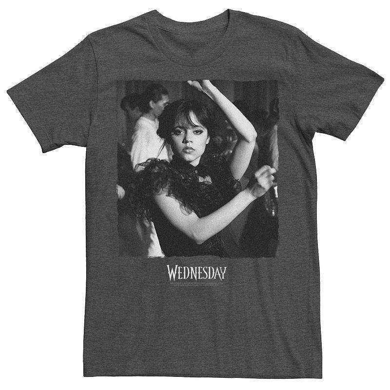 Men's Wednesday Dance Black & White Photo Tee, Size: Small, Grey Heather Product Image