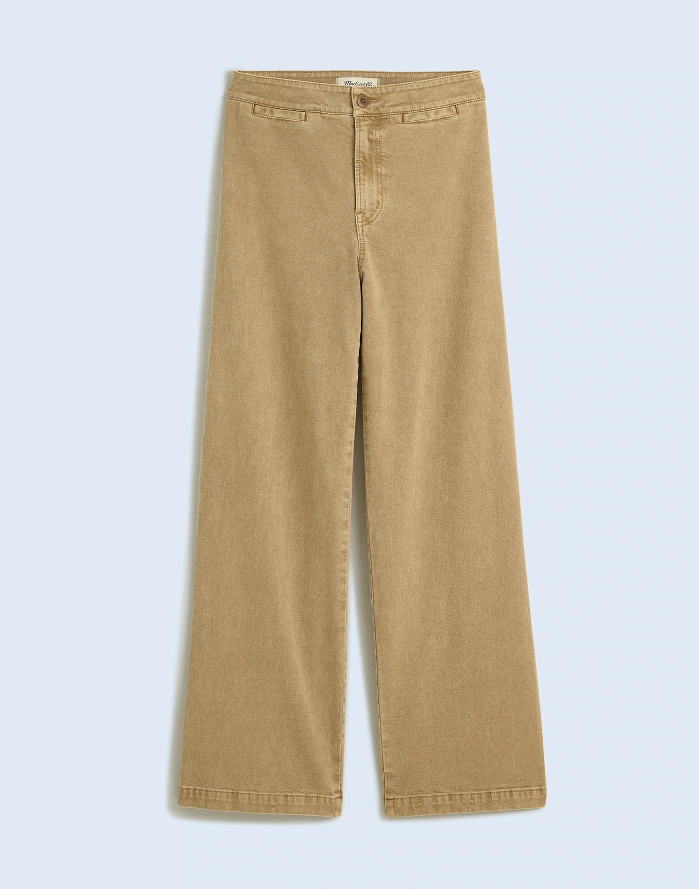 The Curvy Emmett Wide-Leg Crop Pant: Welt Pocket Edition Product Image