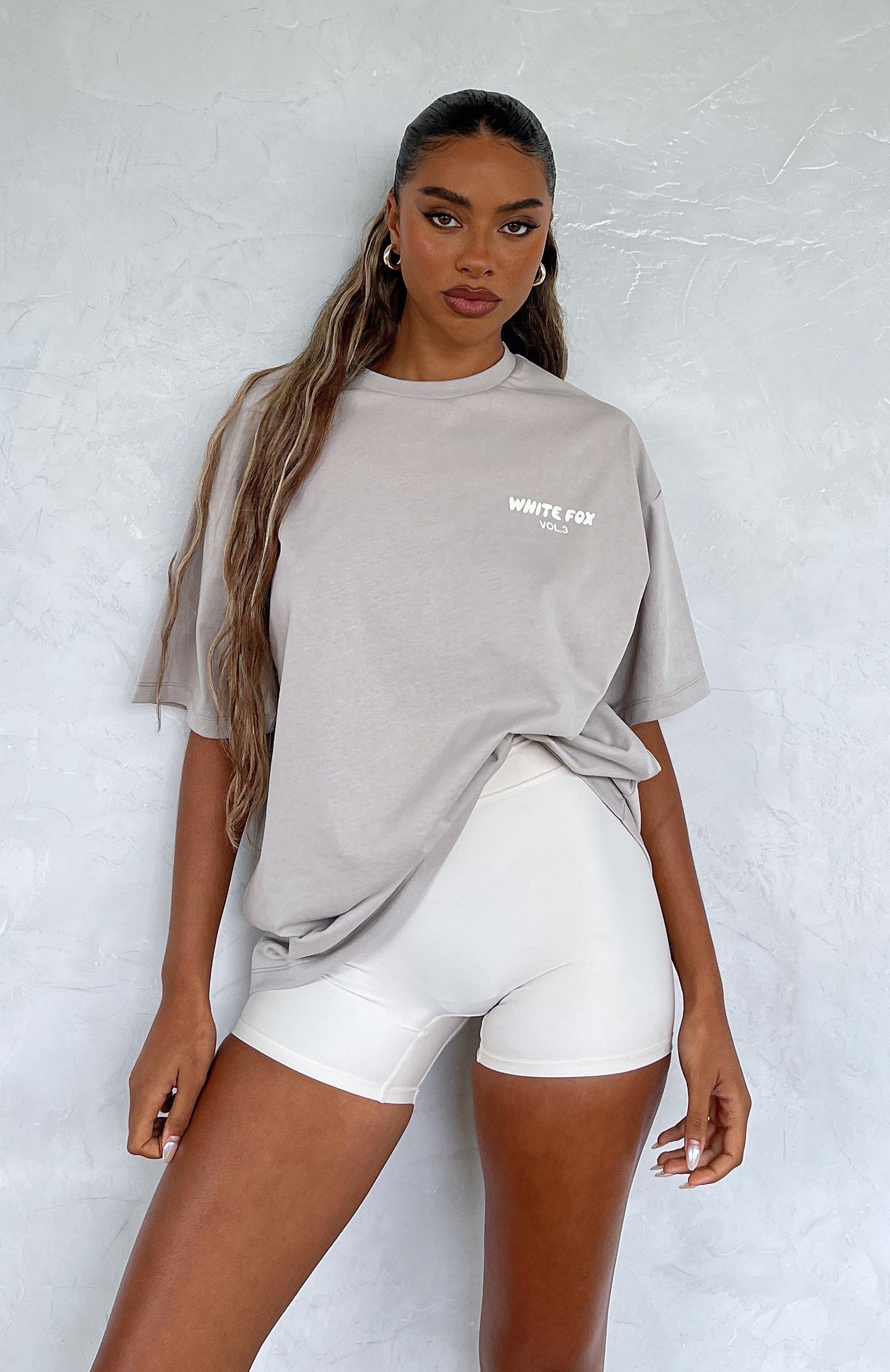 Offstage Back Graphic Oversized Tee Grey Product Image
