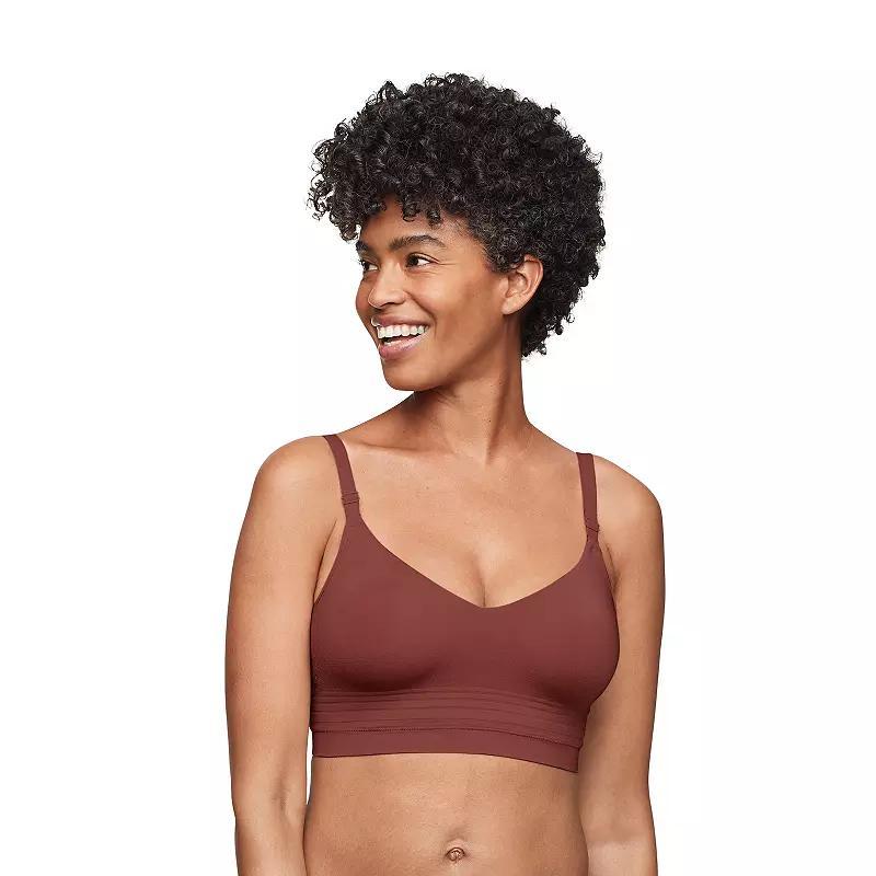 Warners Easy Does It™ Allover Smoothing Seamless Longline Bra RM5501A, Women's, Size: Small, Butterscotch Product Image