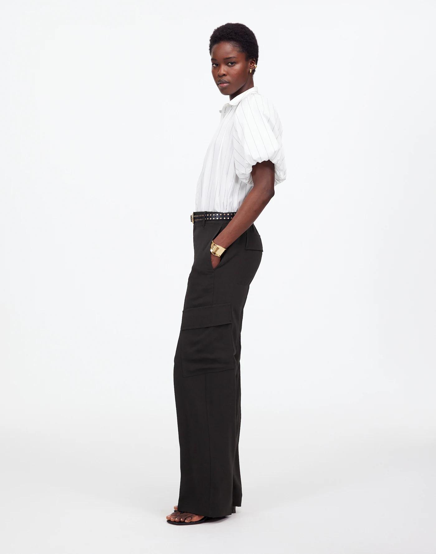 Tall Pull-On Utility Cargo Pants in Crepe Product Image