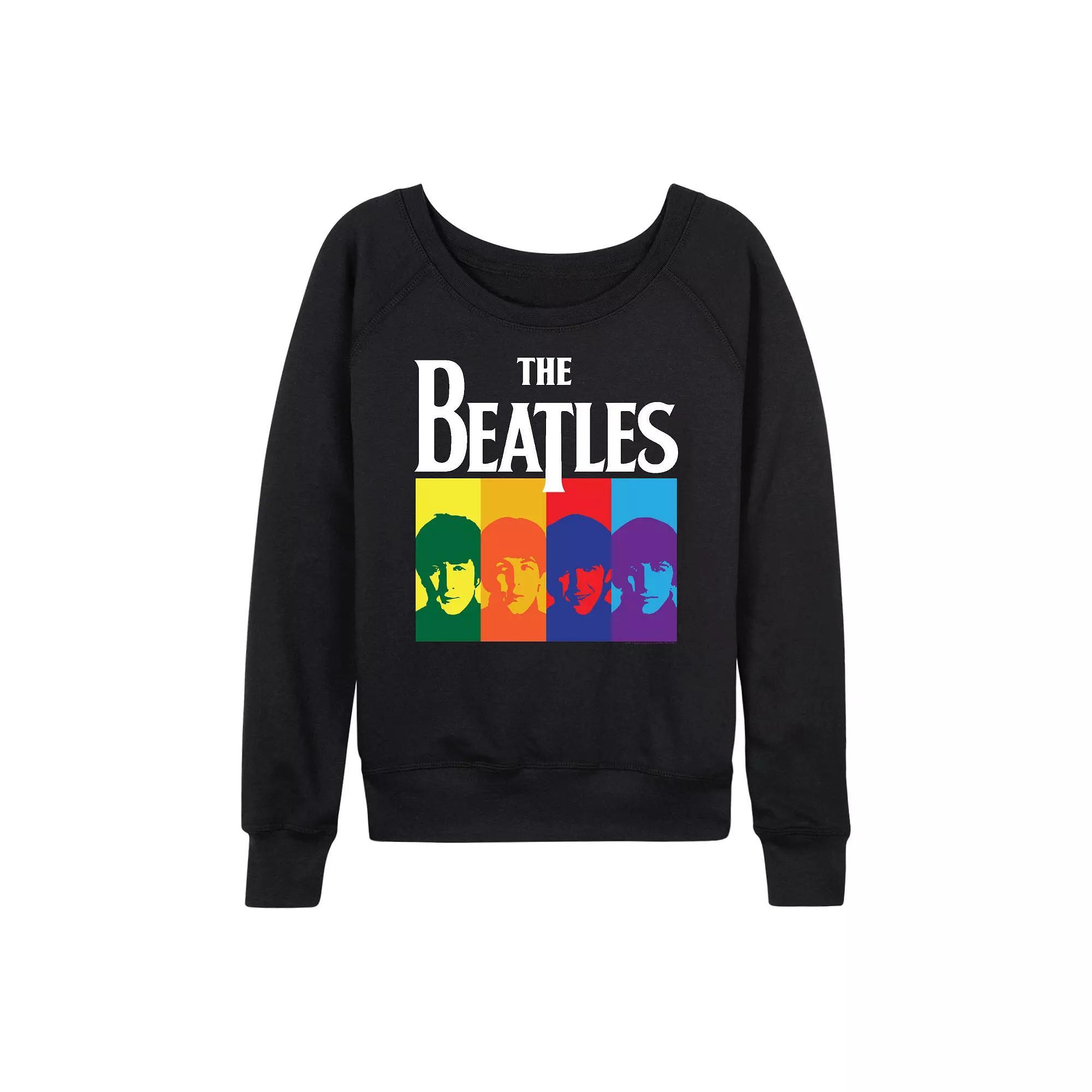Women's The Beatles Color Block French Terry Long Sleeve Tee,  Product Image