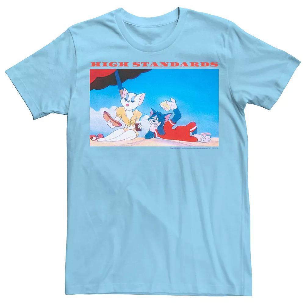 Men's Tom & Jerry High Standards Beach Poster Graphic Tee,  Product Image