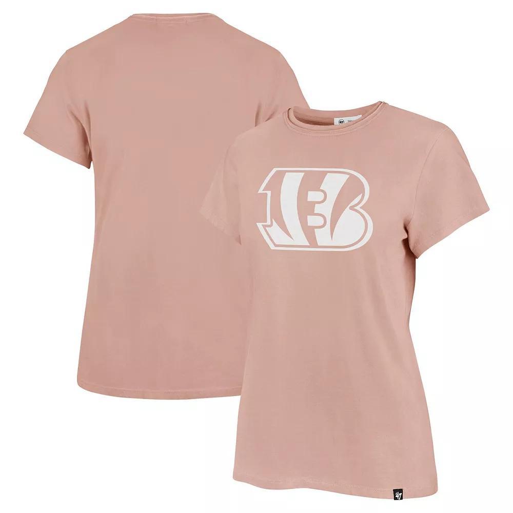 Women's '47 Light Pink Cincinnati Bengals Premier Frankie T-Shirt,  Product Image