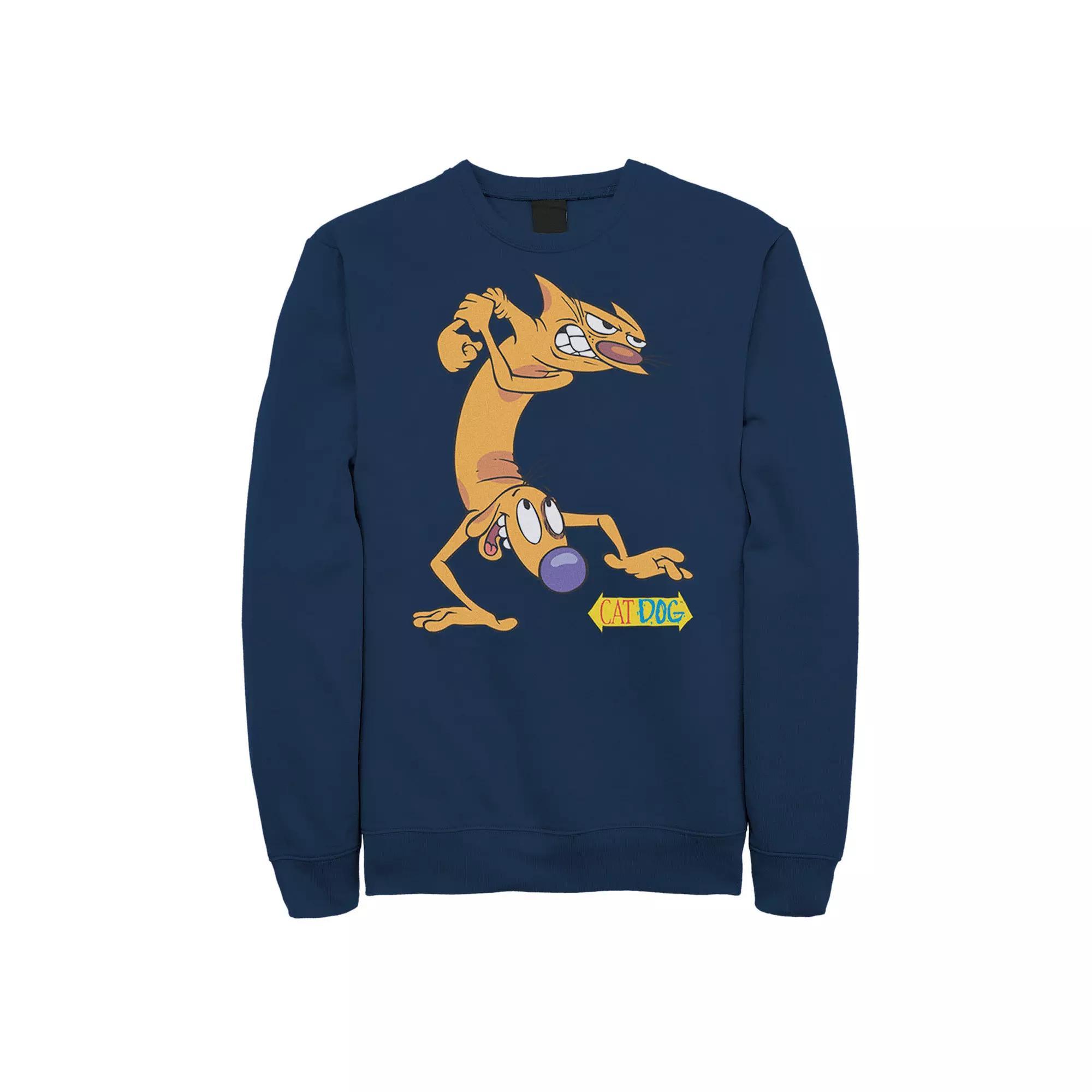 Mens Nickelodeon CatDog Tough Guys Sweatshirt, Men's,  Product Image