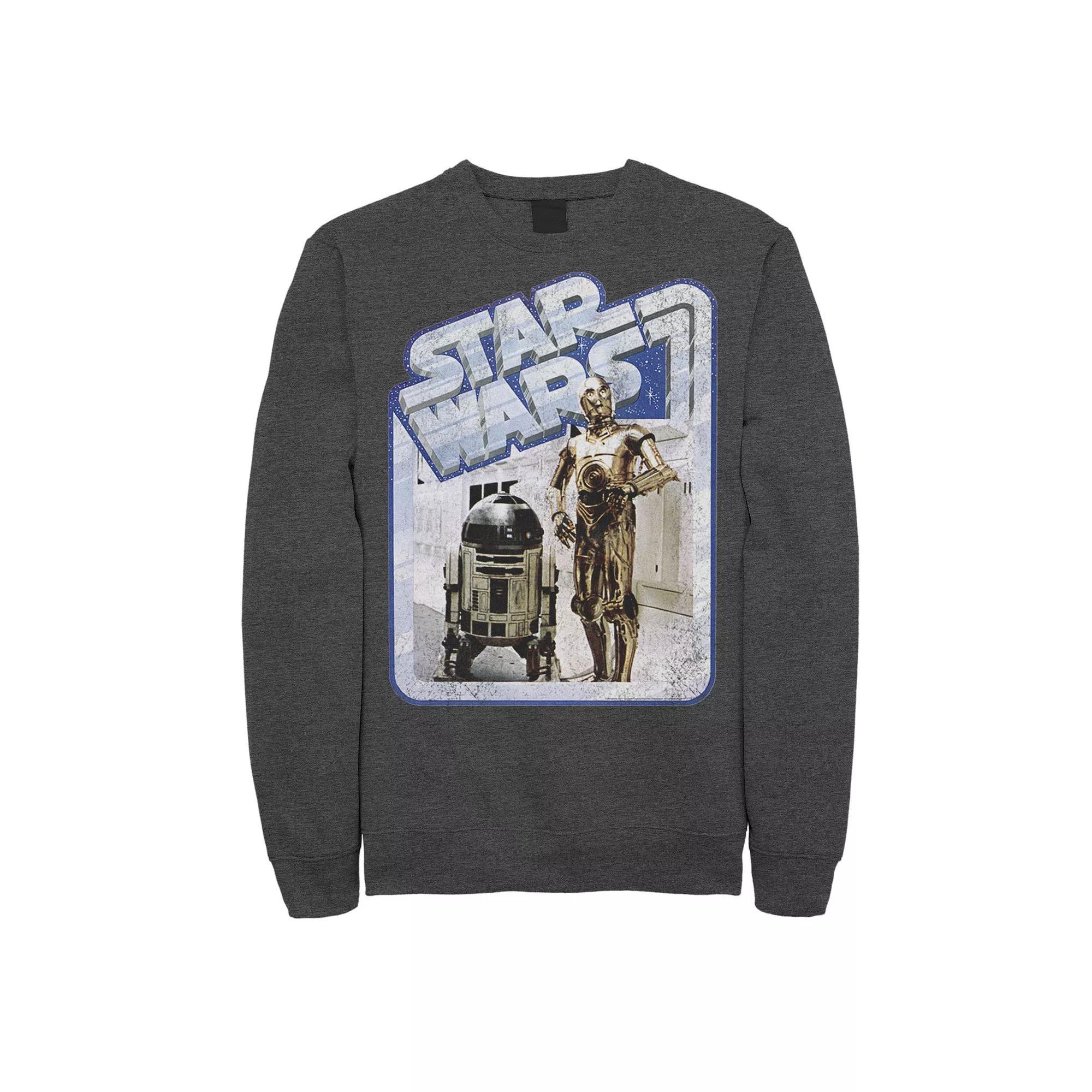 Men's Star Wars Tantive Droids Chrome Border Sweatshirt,  Product Image