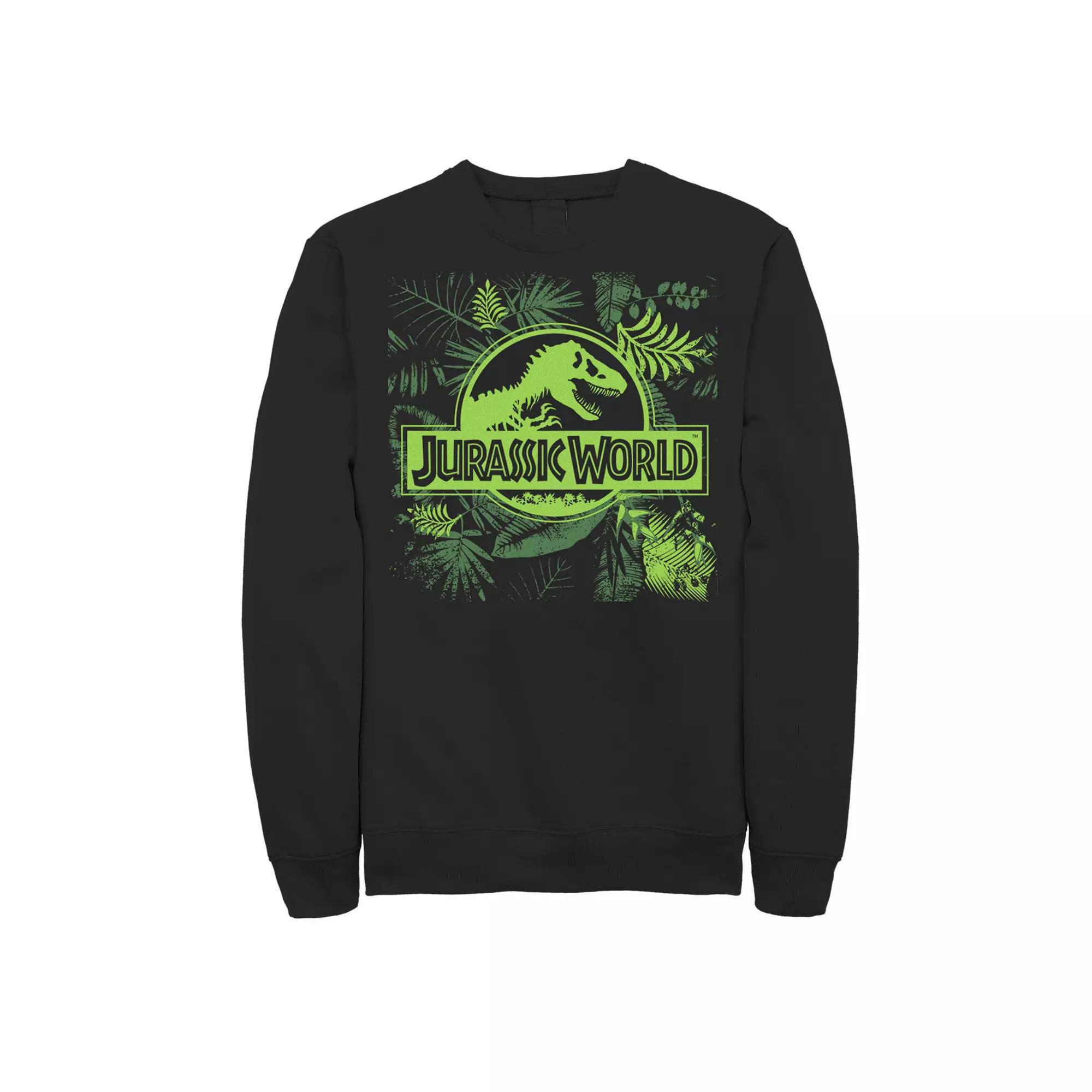 Men's Jurassic World Jungle Classic Logo Pullover Sweatshirt,  Product Image