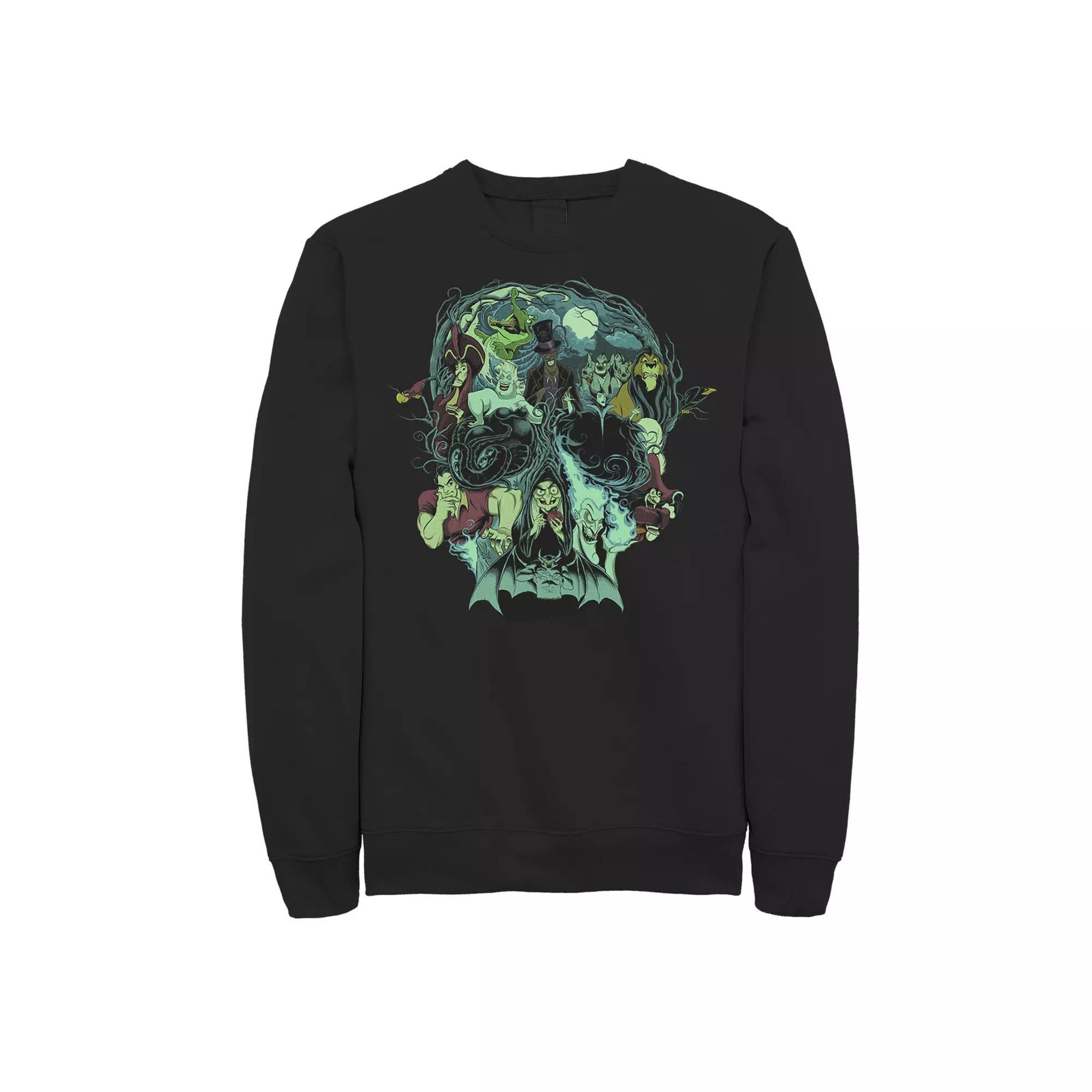 Disney's Villains Wicked Things Men's Sweatshirt, Size: XXL, Black Product Image