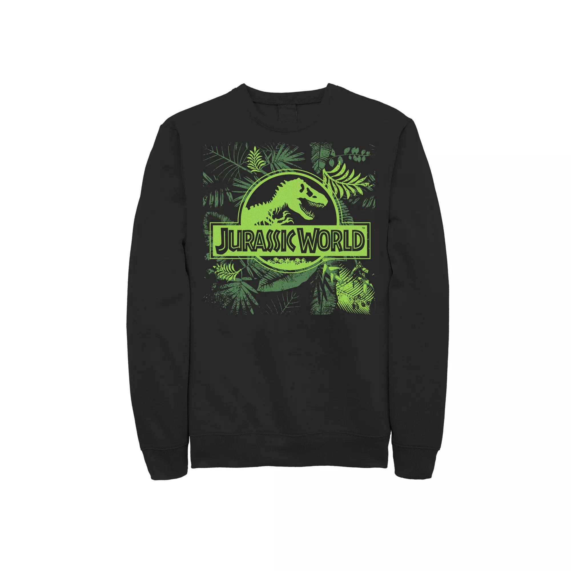 Men's Jurassic World Jungle Classic Logo Pullover Sweatshirt,  Product Image